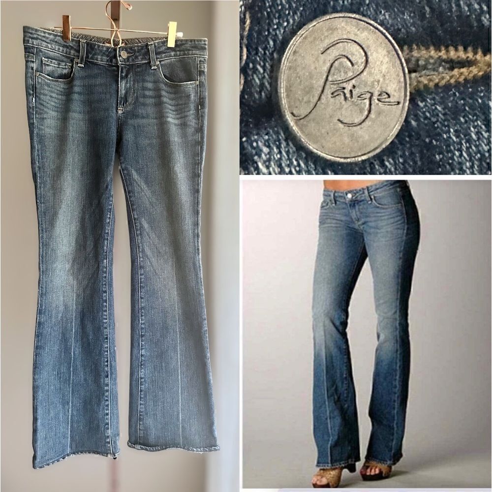 Paige Boot Cut Jeans Laurel Canyon Sz 30